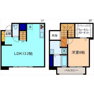 バレンシア【1階】の間取り