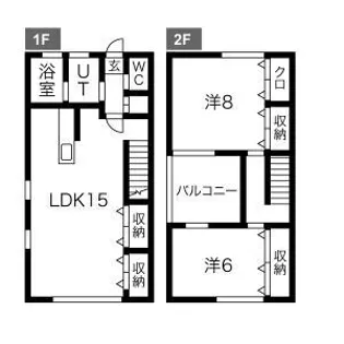 メゾン・ド・グランパABC【1階】の間取り