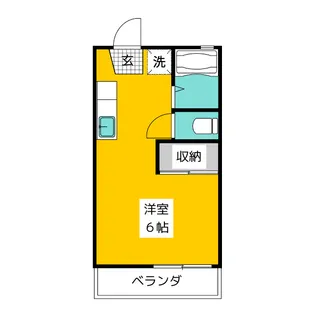 フラワーハウス遠藤【1階】の間取り