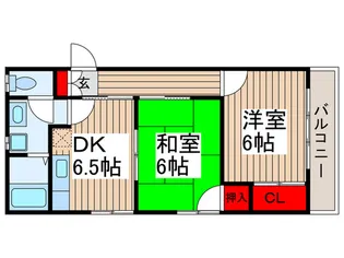 サンセットアム-ル2【1階】の間取り