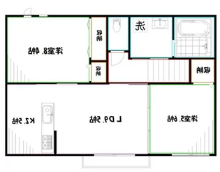 ベルツリー【2階】の間取り