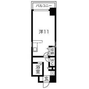 ラ・フォーレ東天満【4階】の間取り