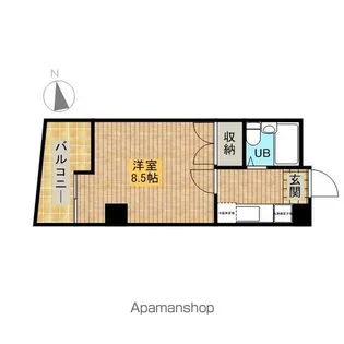 パラシオ萩丘【3階】の間取り