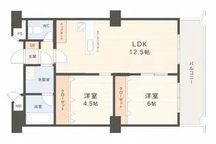 ネオハイツ新大阪【11階】の間取り