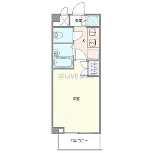 ルーブル恵比寿サウスガーデン【3階】の間取り