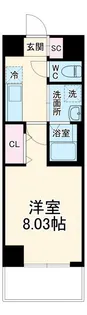 ロイヤルブルーム高鼻町【6階】の間取り