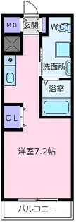ウィズイン北花田【3階】の間取り