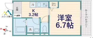 レニーパレス【3階】の間取り