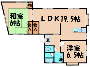 コーポ大谷15【2階】の間取り