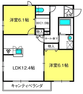 トラッドプレイス東浦和【2階】の間取り