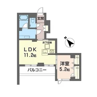 アンビシア大原【1階】の間取り