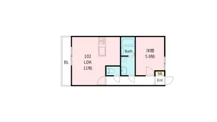 VERDE ARIA【1階】の間取り