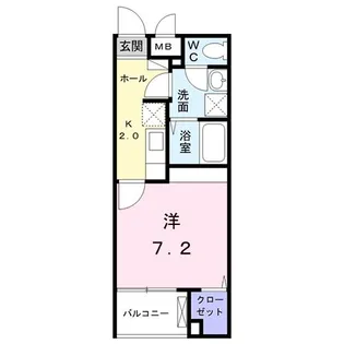 フェリーチェ町田【2階】の間取り