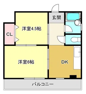 サンヒルズ【4階】の間取り