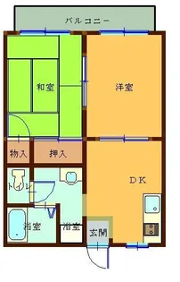 グランドハイツ立石II【1階】の間取り