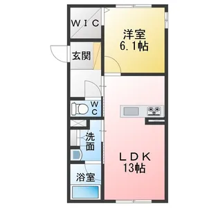 Lucia貝田【1階】の間取り