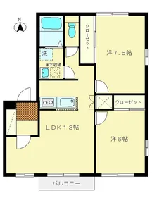 サンセール【1階】の間取り