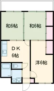 タウンハイツ建昌【4階】の間取り