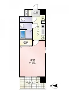 第23友建ビル【7階】の間取り