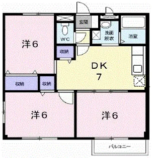 エスポワール317【1階】の間取り