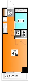 第三大野ビルサダサンズ【7階】の間取り