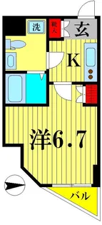 リファイズ綾瀬【4階】の間取り