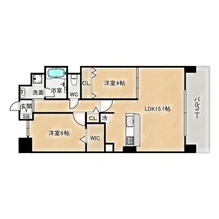 グレイス京橋【7階】の間取り