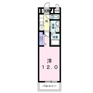 ミッドハイツ【2階】の間取り