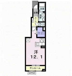 プランドールI【1階】の間取り