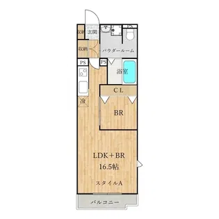 シャウエン本庄【4階】の間取り