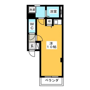 メゾン若草【2階】の間取り