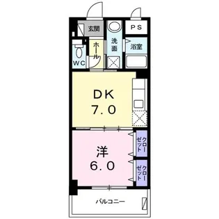 エグザ・ウムサ【3階】の間取り