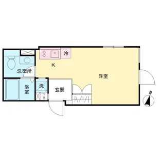 LAPiS原宿II【4階】の間取り