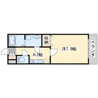 Prendre プランドール【2階】の間取り