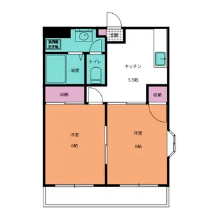 ふじビル【4階】の間取り