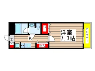ベラルーサ12番館【2階】の間取り