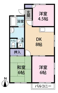 メゾン才戸A【1階】の間取り