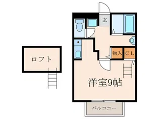 アムール清風【2階】の間取り