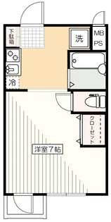 コーポ明和【2階】の間取り