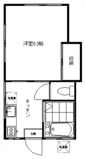 南生田ハイツ【2階】の間取り