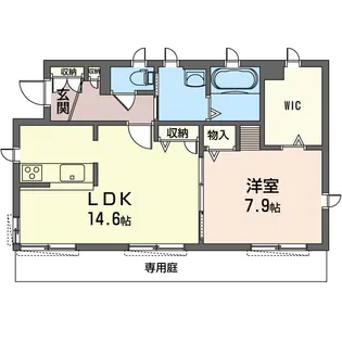 オーブ【1階】の間取り