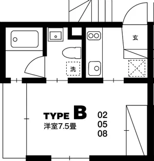 blanc(ブラン)【2階】の間取り