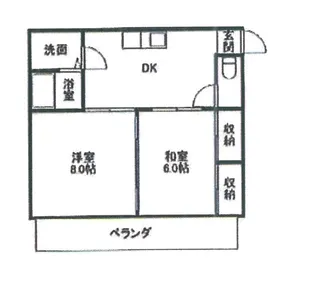 栃木県佐野市堀米町【マンション】の間取り