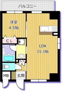 ラフォルテ大須【8階】の間取り