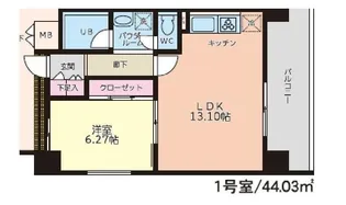 S-FORT桜川【2階】の間取り