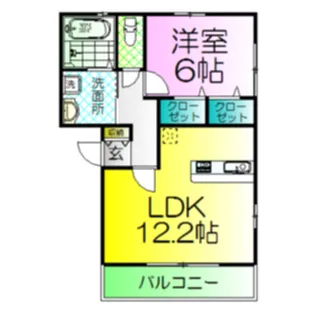 リヴィエール諏訪森【3階】の間取り