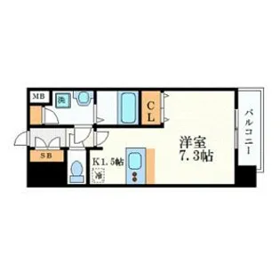 プレサンス名古屋STATIONアライブ【4階】の間取り