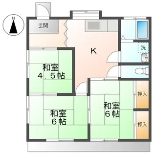 福島県伊達市霊山町掛田字岡【一戸建】の間取り