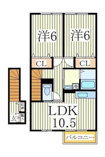 ジュネス【2階】の間取り