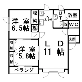 ドリームハウス【2階】の間取り